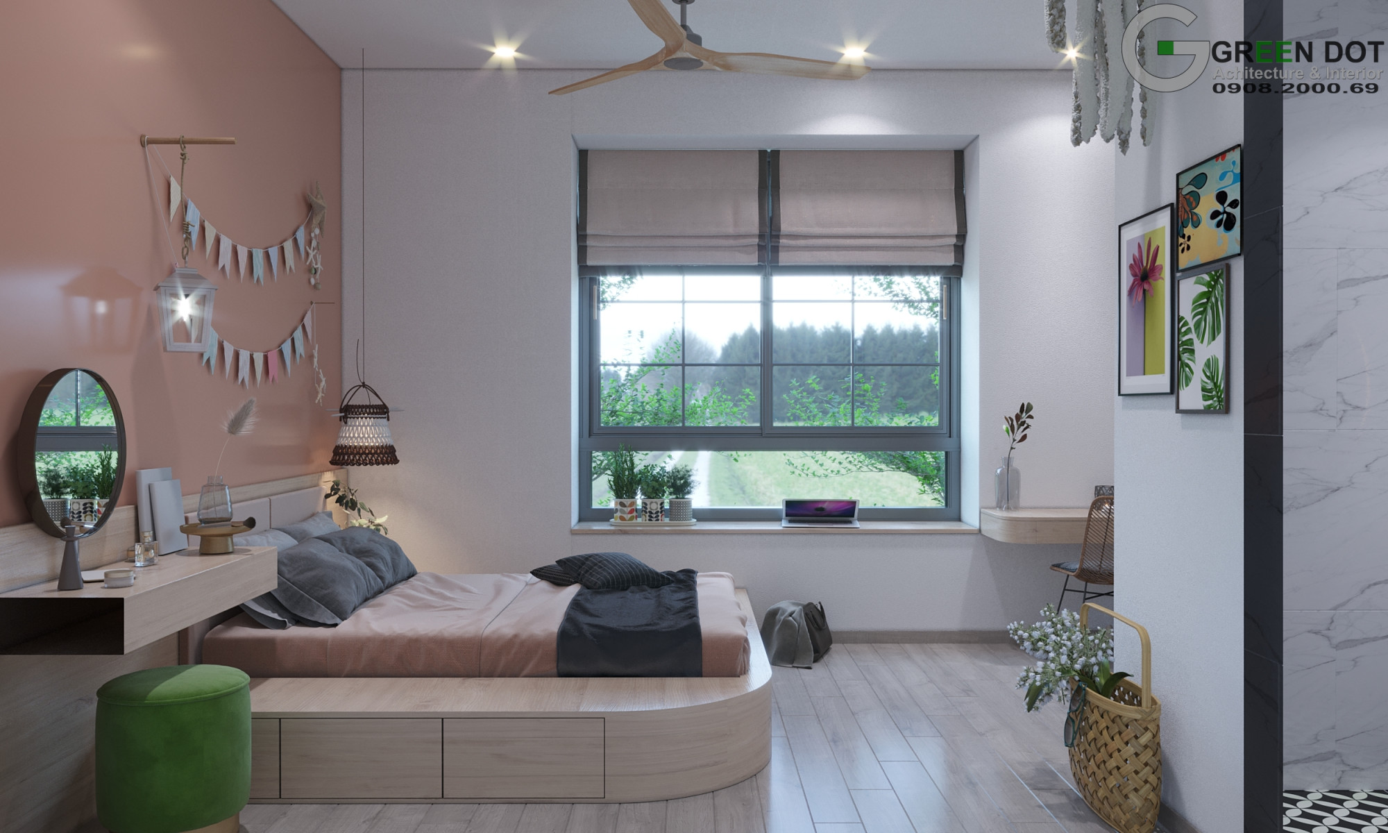 phòng ngủ con gái 1